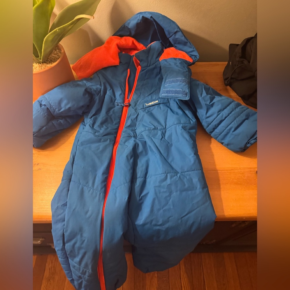 One piece snow suit